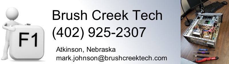 Brush Creek Tech Mark Johnson 402-925-2307